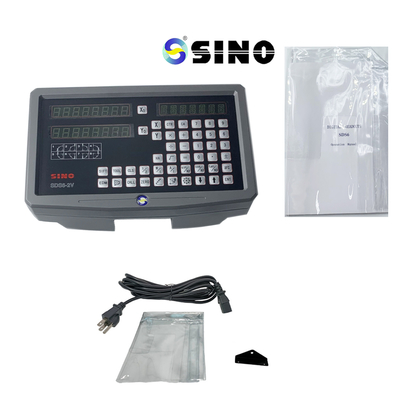 Hệ thống đọc kỹ thuật số 50-60Hz SINO SDS6-2V Bộ công cụ DRO cho bộ mã hóa thang đo tuyến tính thủy tinh