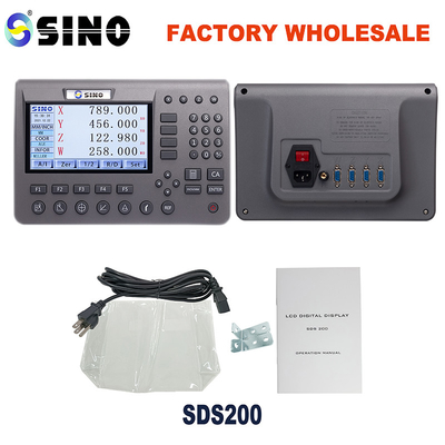 Máy cân tuyến tính bằng thủy tinh Bộ dụng cụ đọc kỹ thuật số SINO SDS200 Kiểm tra xâm nhập cho máy tiện CNC TTL