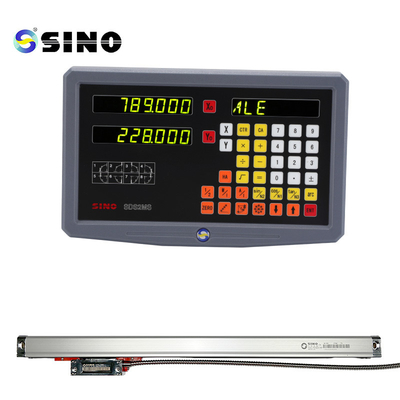 Hiển thị hệ thống đọc kỹ thuật số SDS2MS SINO Bộ DRO Bộ mã hóa thang đo tuyến tính hai trục thủy tinh