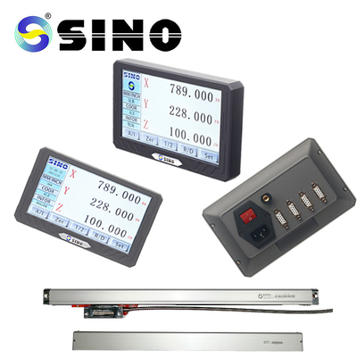 Bộ hiển thị kỹ thuật số SINO SDS200S DRO 3 trục Màn hình LCD cảm ứng đầy đủ cho thước đo bộ mã hóa tuyến tính máy tiện phay