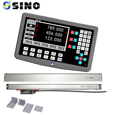 SINO SDS6-3VA Hệ thống đọc kỹ thuật số LCD 3 trục DRO Hiển thị cảm biến kính quy mô tuyến tính