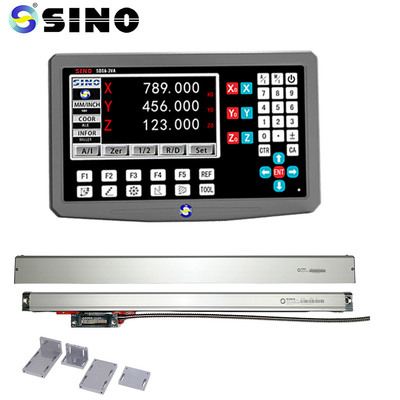 Bộ sưu tập hoàn chỉnh SINO 3 Axis Dro Digital Readout Metal Case KA-300 Scale Glass Linear For Lathe Milling Machine