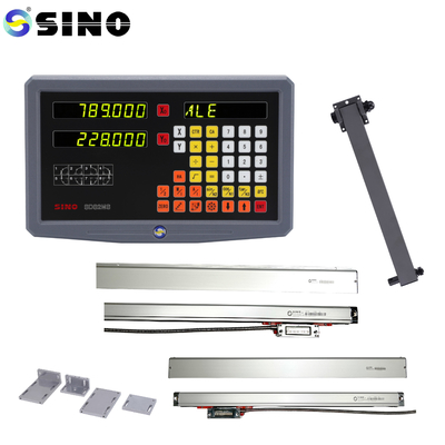 Hệ thống hiển thị số DRO SINO 3 trục SDS2-3MS Thước đo tuyến tính kính cho Máy tiện phay