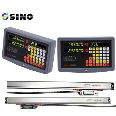 SINO SDS2MS Đọc kỹ thuật số 2 trục quang học với góc mã hóa tuyến tính Độ dài 7-102cm Đối với máy xay