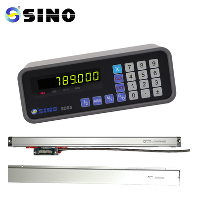 SINO SDS6-2V Bộ DRO quy mô từ tính Máy phay mã hóa quang tuyến tính thủy tinh 3 trục