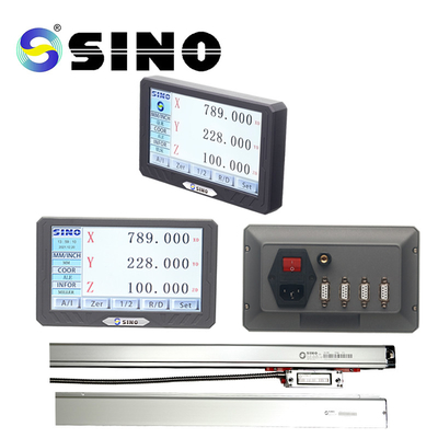 SDS200S SINO DRO Kit Dụng cụ kiểm tra Hệ thống đọc kỹ thuật số Thang đo tuyến tính thủy tinh cho máy tiện nhàm chán