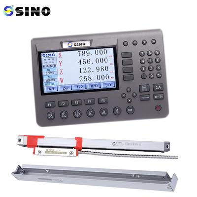 SDS200 DRO SINO Hệ thống đọc kỹ thuật số 4 trục với bộ mã hóa LCD kim loại và bộ mã hóa tuyến tính cho máy xay