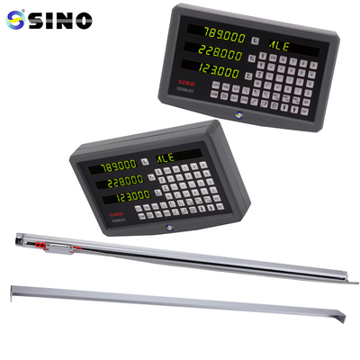 2/3 Trục Đọc kỹ thuật số Glass Linear Encoder SINO KA600-1400mm Độ chính xác 1μm Linear Scale DRO