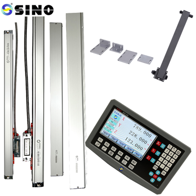 SDS2-3VA 3 trục Đọc kỹ thuật số DRO Grider Đọc kỹ thuật số Hiển thị 5um Optical Ruler Linear Scale Encoder