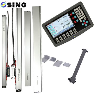 SDS2-3VA 3 trục Đọc kỹ thuật số DRO Grider Đọc kỹ thuật số Hiển thị 5um Optical Ruler Linear Scale Encoder