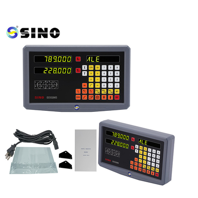 2 trục kim loại LCD màn hình cảm ứng đầy đủ máy xay DRO 0.005mm độ phân giải thực tế