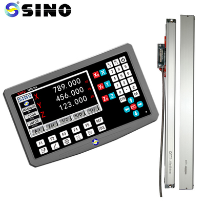 Dro Độ chính xác cao 3 trục Hệ thống đọc kỹ thuật số Kính đo tuyến tính kỹ thuật số với sắt