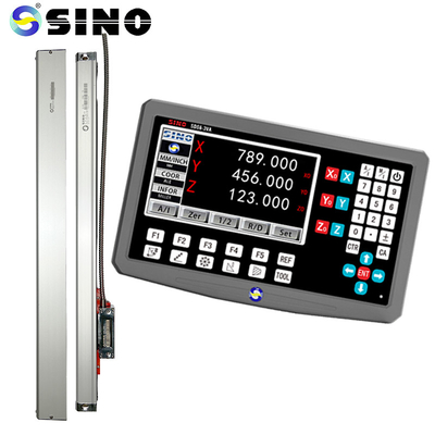 SINO SDS6-3VA Hệ thống đọc kỹ thuật số 3 trục DRO Máy đo cho máy xay / Lathe RS232C