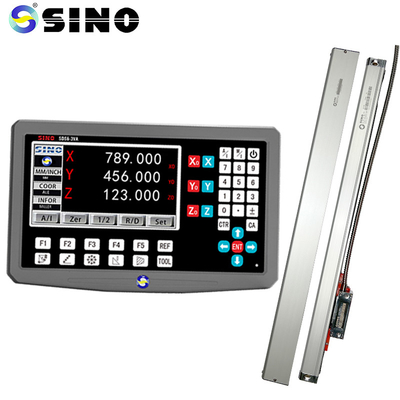 Bộ mã hóa quy mô tuyến tính 1um với 3 trục đọc kỹ thuật số Sino SDS6-3VA Lathe Milling DRO Set