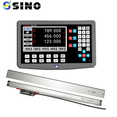 Kính cảm biến DRO hiển thị Hệ thống đọc kỹ thuật số quy mô tuyến tính 3 trục SINO SDS6-3VA Đọc LCD