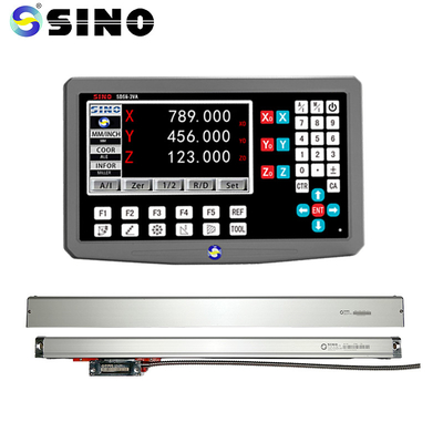 SINO SDS6-3VA Hệ thống đọc kỹ thuật số LCD 3 trục DRO Hiển thị cảm biến kính quy mô tuyến tính