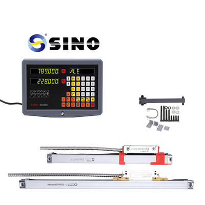 SINO SDS2MS 2 trục đọc kỹ thuật số với màn hình LED cho máy quay, hệ thống đo DRO đa chức năng