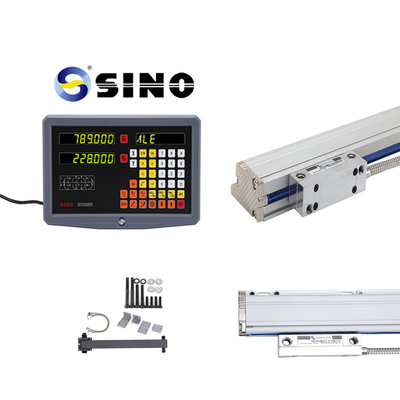 SINO SDS2MS 2 trục đọc kỹ thuật số với màn hình LED cho máy quay, hệ thống đo DRO đa chức năng