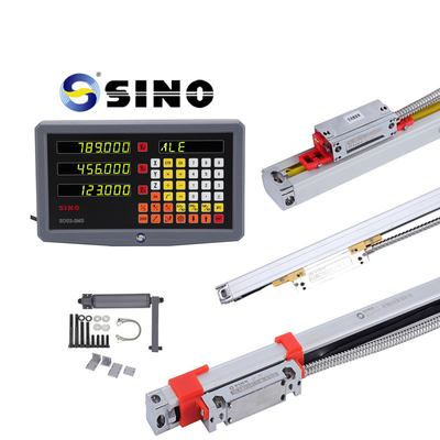 SINO SDS2-3MS Đọc kỹ thuật số Dro Milling Lathe Machine Scale Linear Scale