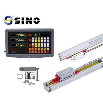 SINO SDS2-3MS Digital Display Công nghiệp chế biến với máy xay 2 trục tuyến tính