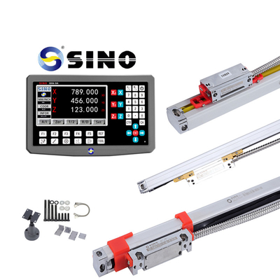 SINO SDS6-3VA 3 trục DRO hiển thị đọc kỹ thuật số cho lathes, Linear Glass Scale Encoder, Grating Ruler