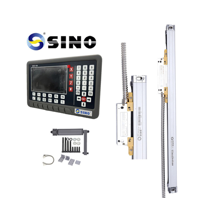 Full Set Glass Linear Scale Encoder Sensor For Milling Lathe With 4 Axis LCD Digital Reading