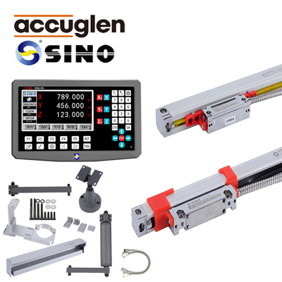 SINO SDS6-3VA 3 trục DRO hiển thị đọc kỹ thuật số cho lathes, Linear Glass Scale Encoder, Grating Ruler