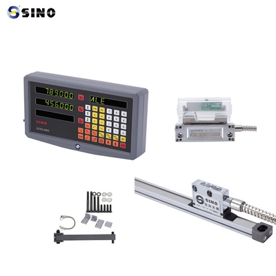 Đầu đọc kỹ thuật số SINO SDS 2-3MS 2 Trục Kim Loại LCD Đầy Đủ Cho Máy Phay DRO Độ phân giải 0.005mm Thực tế Với Bộ mã hóa tuyến tính