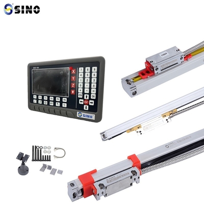 Đồng hồ hiển thị kỹ thuật số Metal Sino SDS5-4VA với màn hình LCD bốn trục, hiển thị chung cho máy phay, máy khoan, máy mài, máy tiện