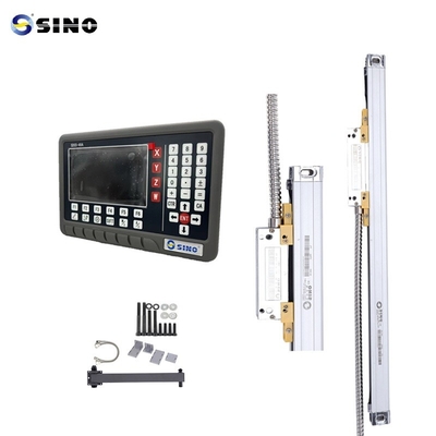 Đồng hồ hiển thị kỹ thuật số Metal Sino SDS5-4VA với màn hình LCD bốn trục, hiển thị chung cho máy phay, máy khoan, máy mài, máy tiện