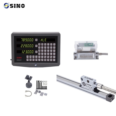 Kim loại 3 trục hệ thống đọc kỹ thuật số SDS6-3VA Với độ chính xác cao quang học số đo tuyến tính cho máy xay xoắn ốc