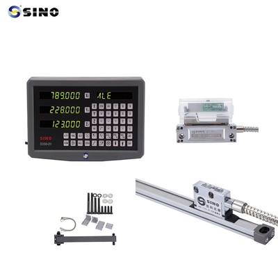 Kim loại 3 trục hệ thống đọc kỹ thuật số SDS6-3VA Với độ chính xác cao quang học số đo tuyến tính cho máy xay xoắn ốc