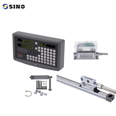 2 trục đọc kỹ thuật số SINO SDS6-2V DRO với bộ dụng cụ LED kim loại Hai dây thừng tuyến tính cho máy xay