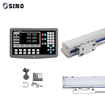 Với hệ thống đọc kỹ thuật số 3 trục với thang đo tuyến tính kỹ thuật số quang học của kim loại chính xác cao