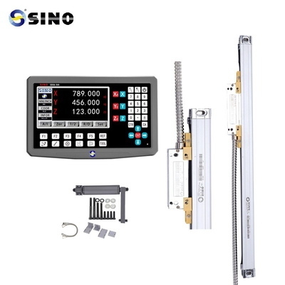 SINO SDS6-3VA Hệ thống đọc kỹ thuật số 3 trục DRO Máy đo cho máy xay / Lathe RS232C