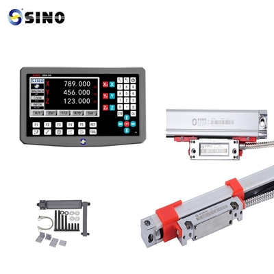 SINO SDS6-3V 2/3 Trục Đọc kỹ thuật số Lớp Endoder tuyến tính Thang đo KA600-1300mm Màn hình DRO 5um