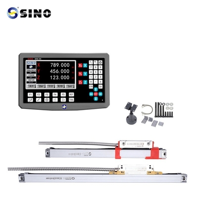 SINO SDS6-3V 2/3 Trục Đọc kỹ thuật số Lớp Endoder tuyến tính Thang đo KA600-1300mm Màn hình DRO 5um