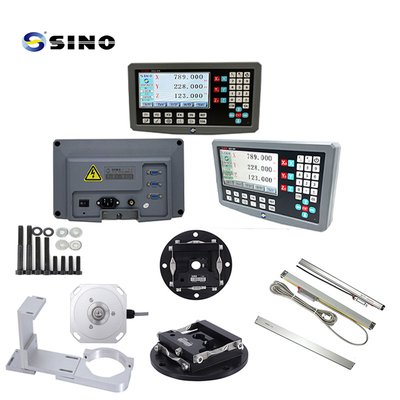 SINO SDS2-3VA 0,5um Độ phân giải DRO Máy đo đọc kỹ thuật số 3 trục Tín hiệu RS422 cho máy tiện Mill