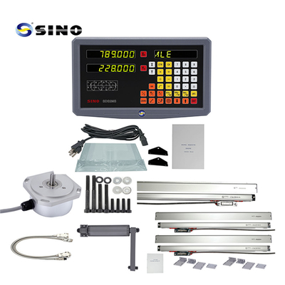 2 trục SDS2MS SINO hệ thống đọc kỹ thuật số máy quay AC 100-240V đa chức năng với quy mô tuyến tính cho máy quay