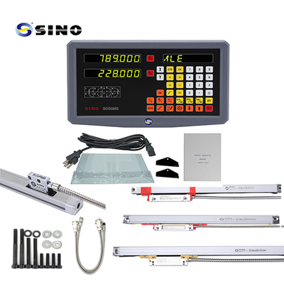 SINO SDS2MS 2 trục Hệ thống đọc kỹ thuật số DRO đa chức năng với KA300 thang tuyến tính cho máy quay