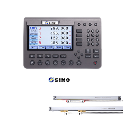 SINO 2 axis SDS 200 hệ thống đọc kỹ thuật số máy quay với dây chuyền mã hóa tuyến tính cho máy nghiền