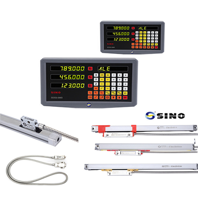 Hệ thống đọc kỹ thuật số SINO SDS2-3MS 15VA DRO 3 trục thực tế cho hệ thống DRO quy mô tuyến tính nhựa