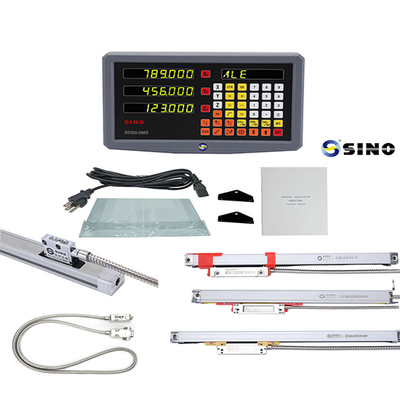 Hệ thống đọc kỹ thuật số SINO SDS2-3MS 15VA DRO 3 trục thực tế cho hệ thống DRO quy mô tuyến tính nhựa