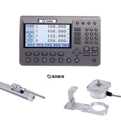 2 trục Đọc số DRO SINO SDS200 Đọc số 240V kim loại với thang mã hóa tuyến tính cho máy nghiền