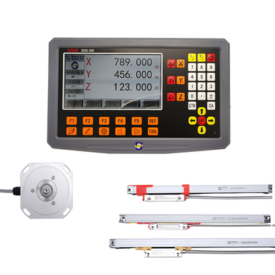 3 trục DRO Đọc kỹ thuật số SINO SDS2-3VA DRO Với Bộ mã hóa quy mô tuyến tính cho máy máy xay xoắn