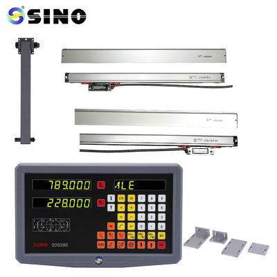SINO SDS2MS Đọc kỹ thuật số 2 trục góc quang Mã hóa tuyến tính Độ dài 7-102cm Đối với máy xay