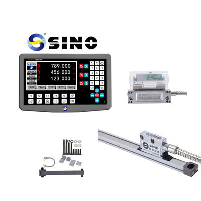 Giá tốt SINO SDS6-3VA Máy nghiền xoắn 3 trục với đọc kỹ thuật số SiNO RS422 DRO Linear Scale Optical Encoder trực tuyến