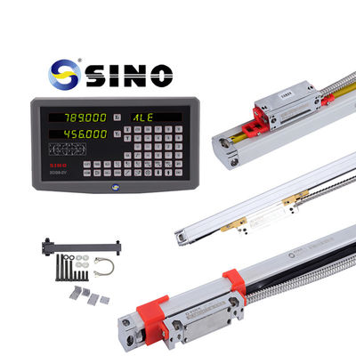 Giá tốt SINO SDS6-2V DRO 2 trục đọc kỹ thuật số với bộ dụng cụ LED kim loại Hai dây dẫn mã hóa tuyến tính cho máy mài xoắn trực tuyến