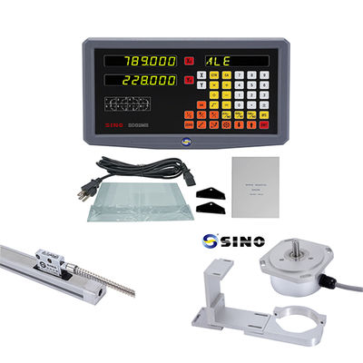 Đầu đọc hiển thị quang học 2 trục SINO với bộ mã hóa tuyến tính, Chiều dài 70-1020mm, Dành cho máy phay, máy tiện, máy khoan