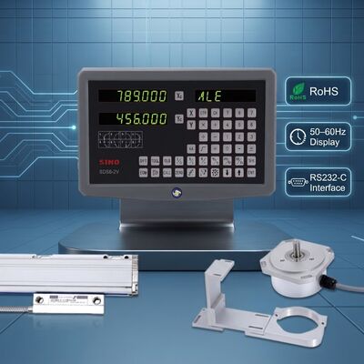 Giá tốt Hệ thống DRO đọc kỹ thuật số SINO, phù hợp với RoHS, màn hình LED 5060Hz, giao diện truyền thông RS232-C trực tuyến